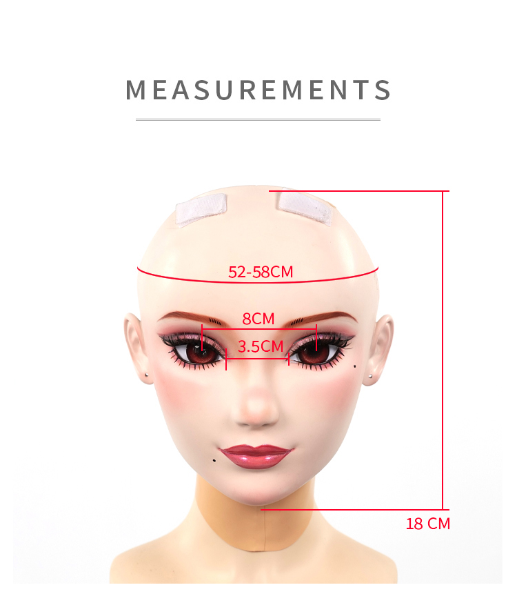 "Barbie Roselle" The Doll Mask with Gag & Latex Hood by NEOGAN