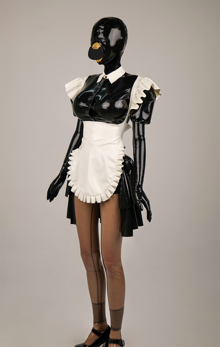 NEOGAN TG10 Asymmetric Latex Maid Suit (3-Piece Set)