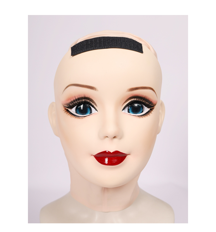 NEOGAN | Barbie, die weibliche Puppenmaske mit Knebel und Latexhaube von Moli's 