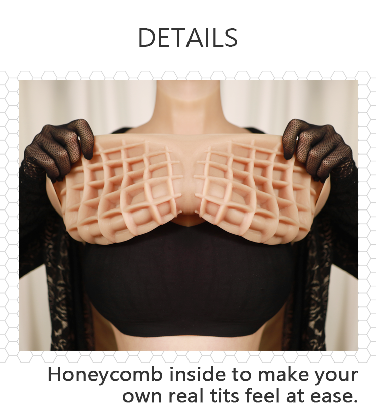 Zero Touch | Honeycomb Silicone Breastplate One-Piece Design