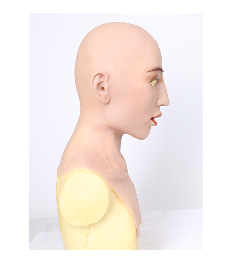 Rona The Silicone Female Mask(with Upper Chest)