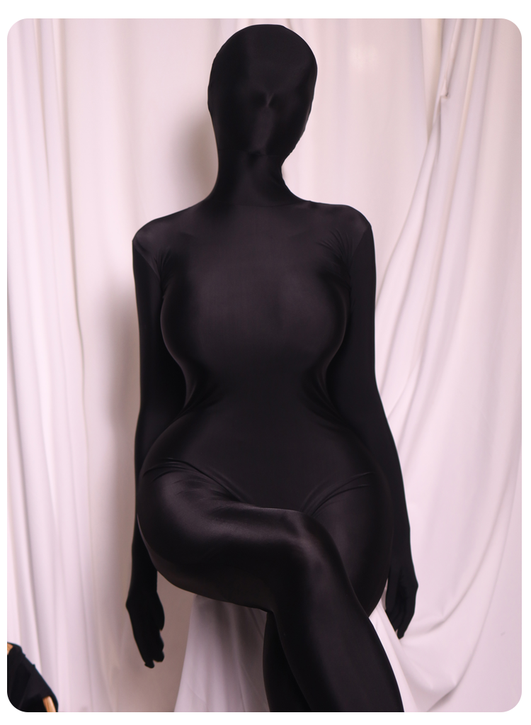 Molis Zentai | Schwarzer „Skinsuit“ aus Super Spandex der CLASSIC-Serie 