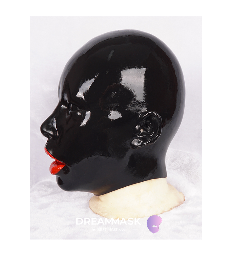 „Poppy Black“ Die weibliche Maske (Gagged+Black Version) 