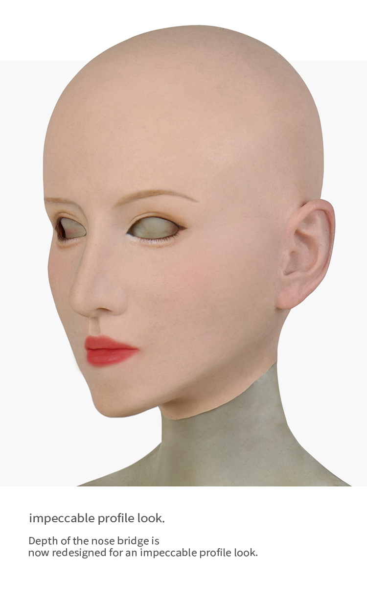 InTheMask Molly2 Shinjuku makeup silicone female mask with realistic SFX-level details and vibrant skin tones.