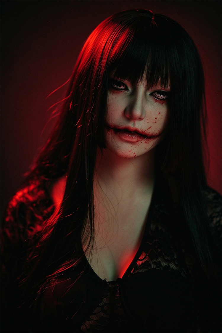 "Blood Kiss" 2026 Halloween Special Makeup Female Mask Inspired by Acedia
