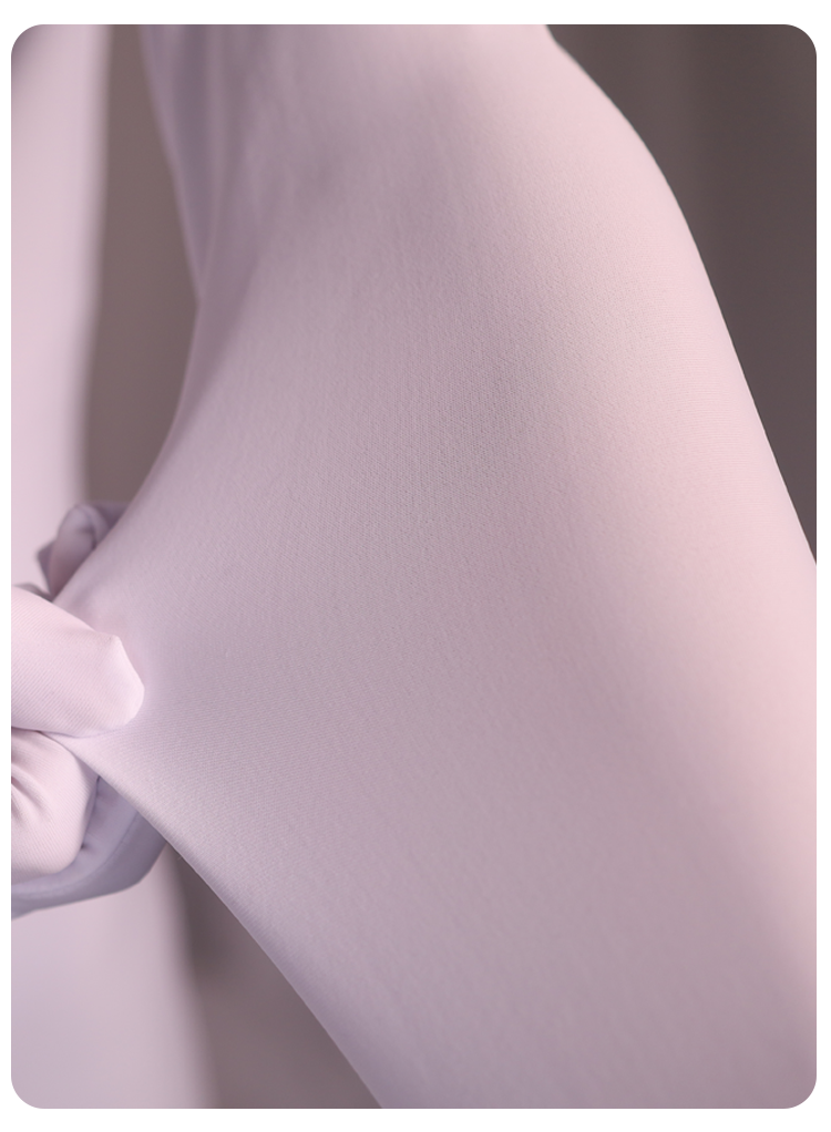 Molis Zentai | Weißer „Skinsuit“ aus Super Spandex der CLASSIC-Serie 