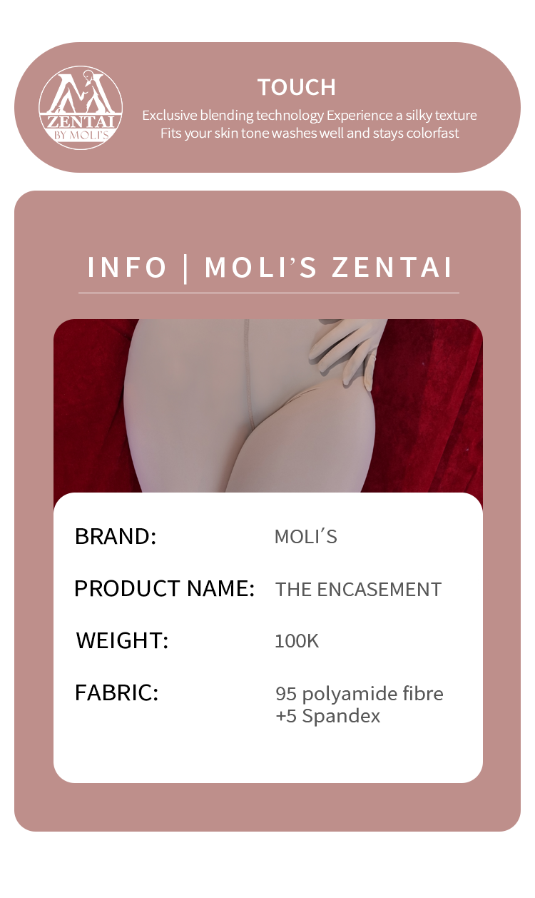 Molis Zentai | „The Encasement“ Premium Strumpfhose Zentai 150D anpassbar 