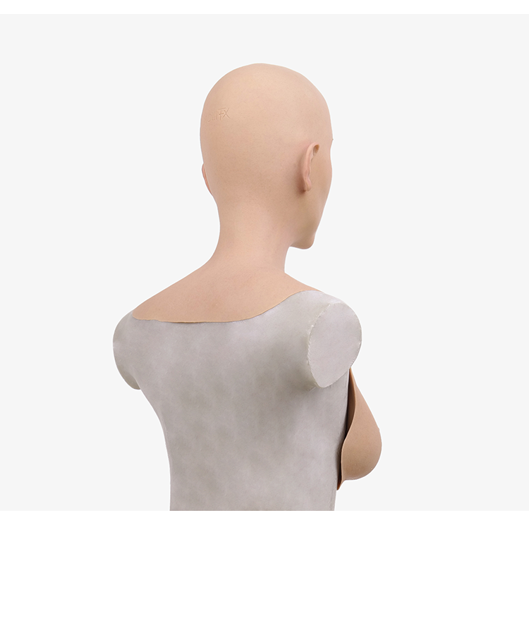 MoliFX Linglong Taoyao makeup mask by InTheMask, featuring an oriental female face with C cup breasts, detailed facial features.
