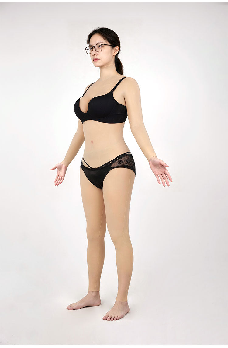 Zero Touch 2 | Silicone Crossdress Bodysuit with Built-in Hip & Curve Padding