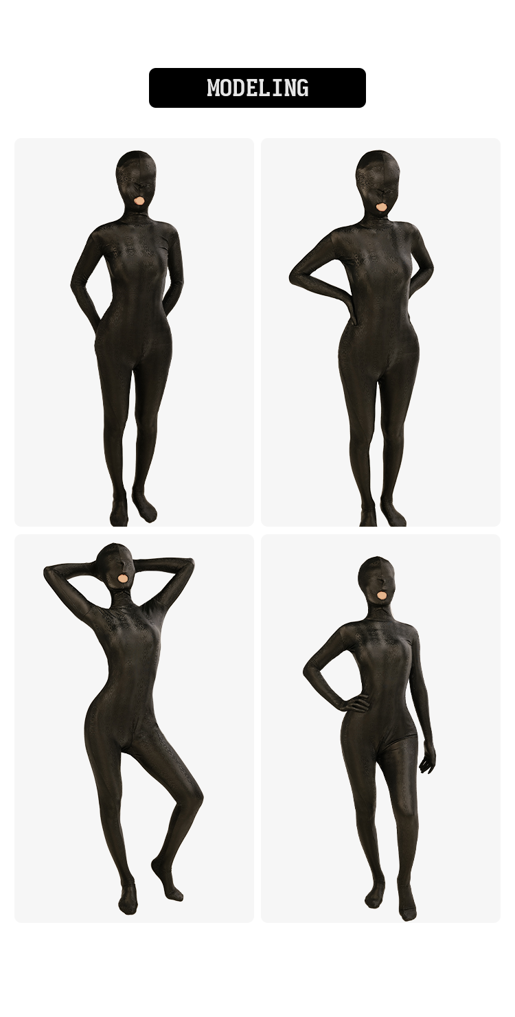 Onyx | Black Serpent Glossy Pattern by Moli's Zentai