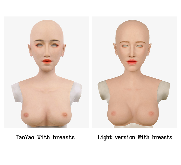 MoliFX | “Linglong” Taoyao Makeup |  The Oriental Beauty Female Mask with Breasts C Cup X04C - InTheMask by Moli's