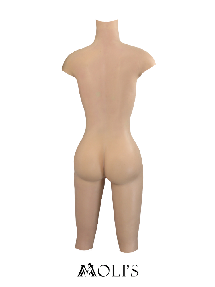 Zero Touch New "Petit" Brand New Silicone Female Bodysuit with Padded Girdle D Cup - InTheMask by Moli's
