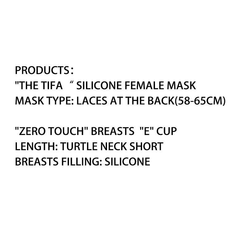 【Flash Sale 20%OFF】BUY MORE SAVE MORE! "The Tifa“ Silicone Female Mask+"Zero Touch" Breasts  "E" Cup