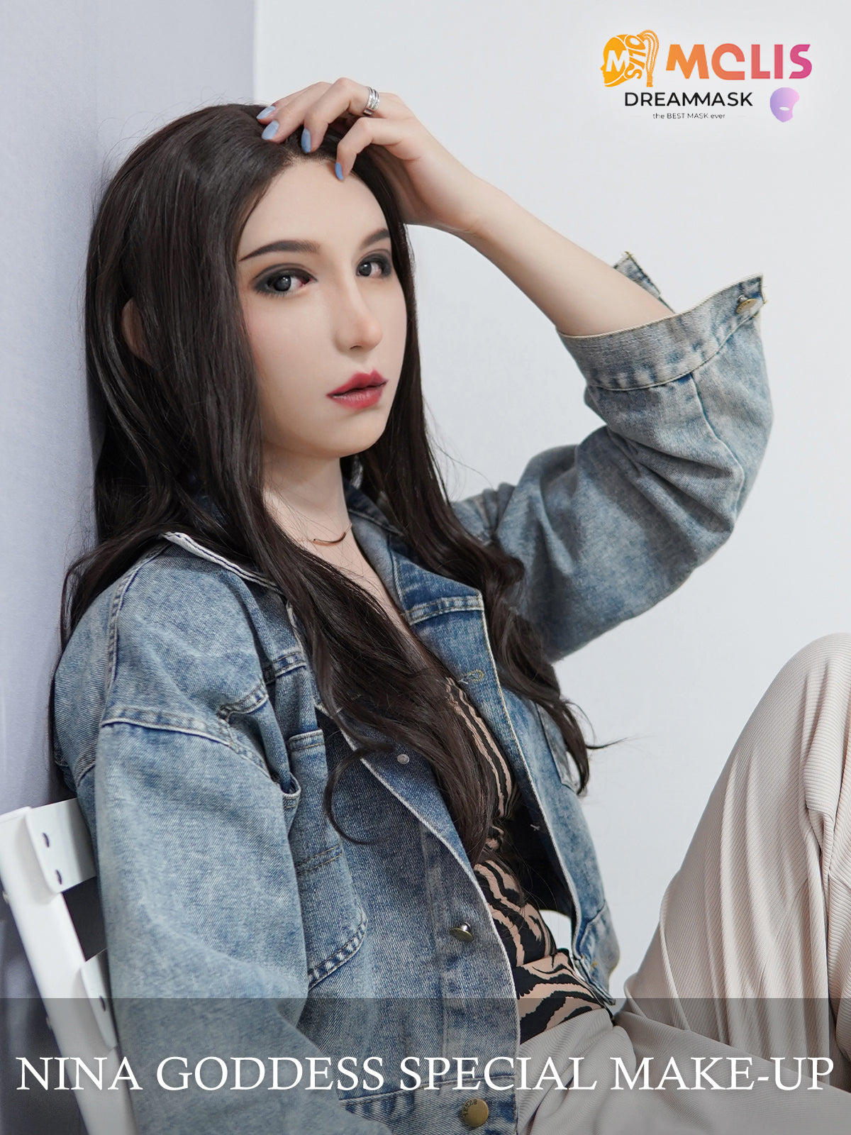 "Nina" The Silicone Mask Goddess Special Makeup Version - InTheMask by Moli's