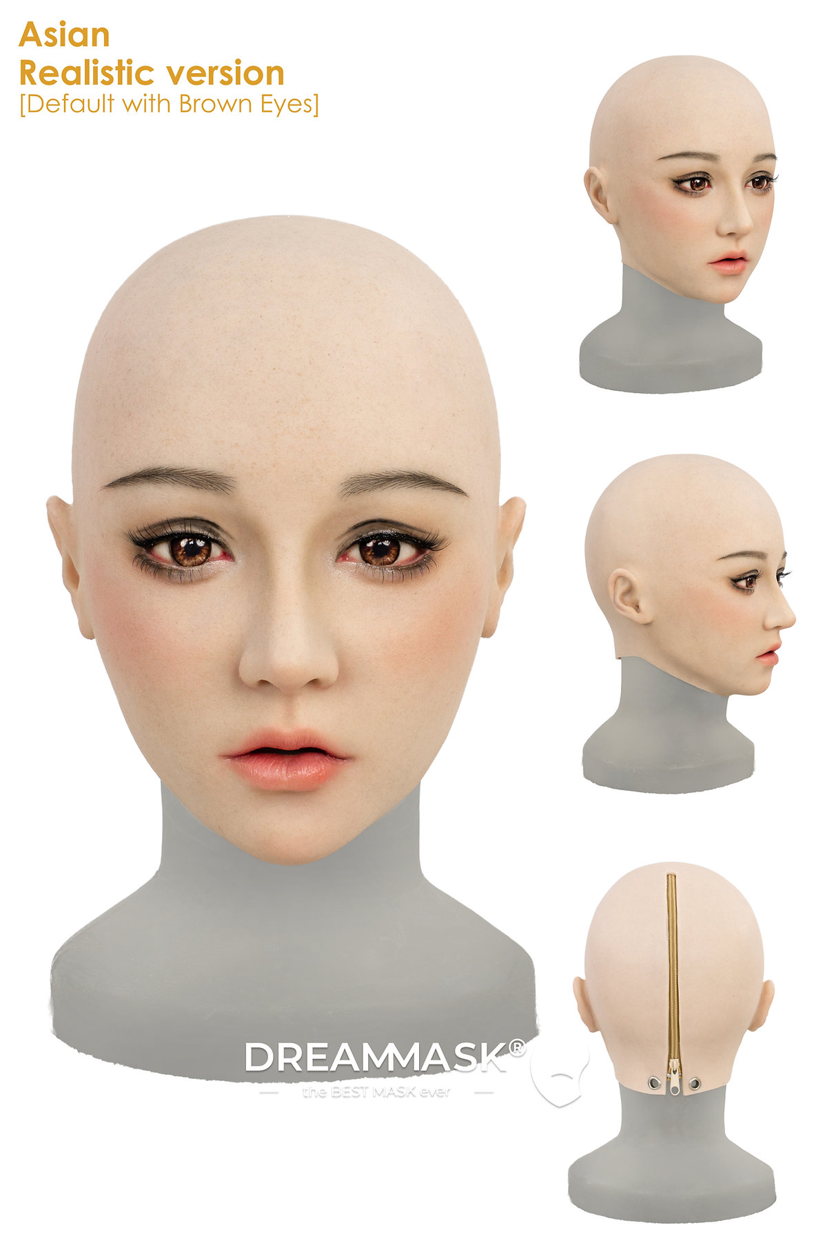 InTheMask by MOLIS M33 Elsa silicone doll mask, normal version, detailed facial features and realistic design.