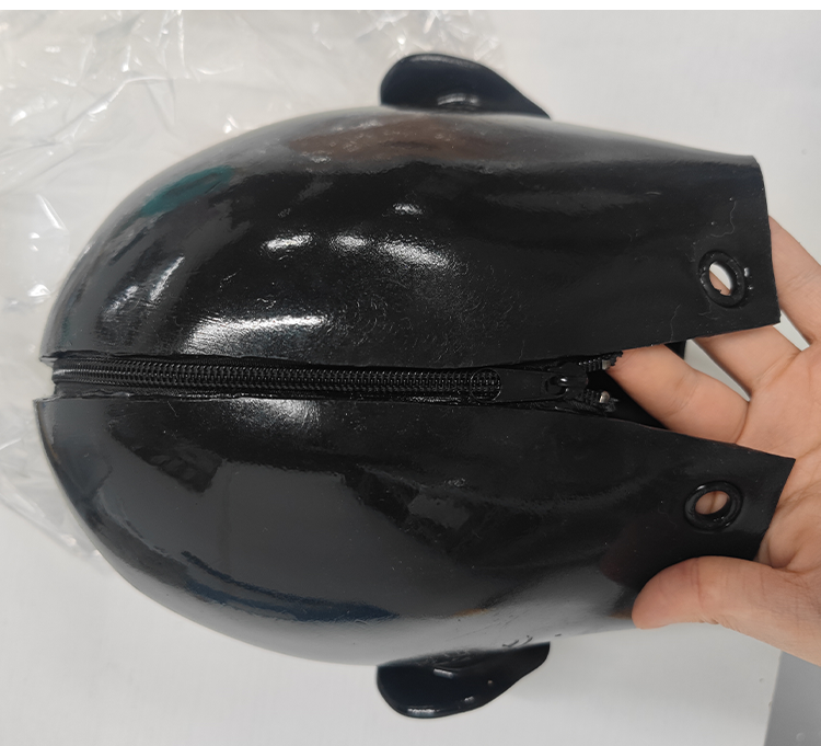 【Flash Sale 24% OFF】NEOGAN x SecondFace | Black Rubber Face "Obsidian" Silicone Mask - InTheMask by Moli's