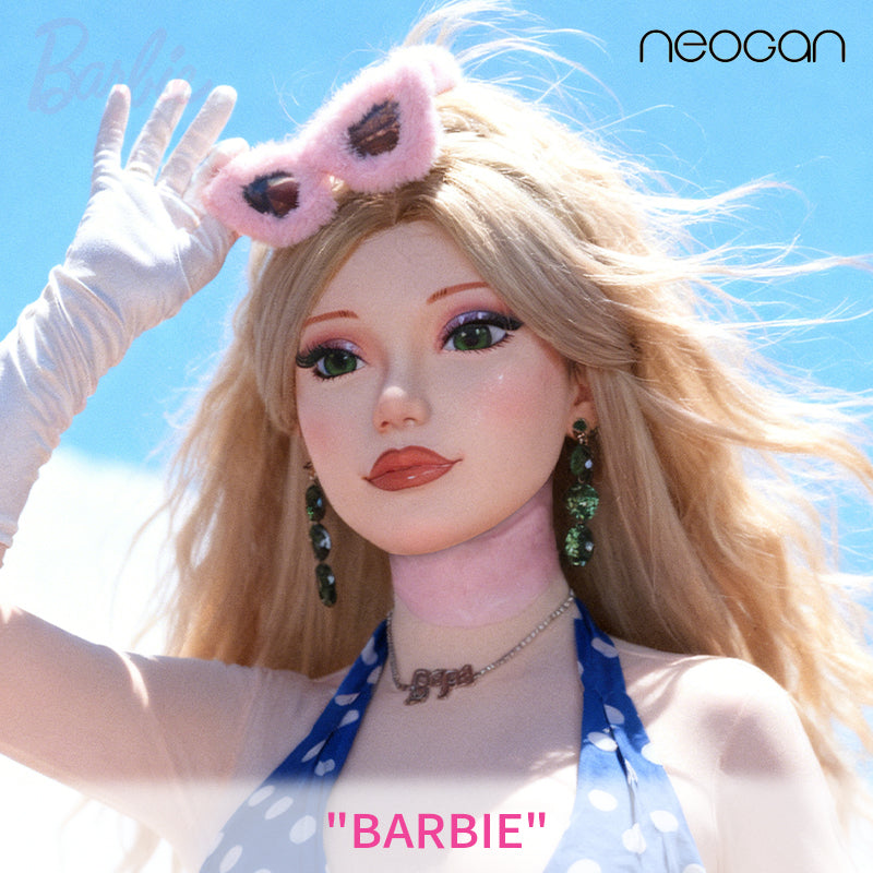All New "Barbie" The Doll Mask with Gag & Latex Hood by NEOGAN