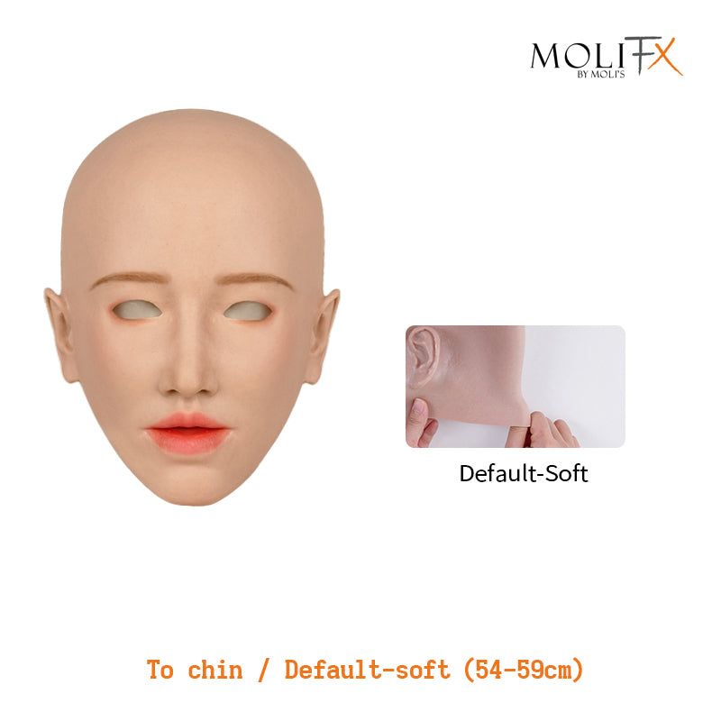 MoliFX | “Linglong” Ningzhi Makeup | The Oriental Beauty Female Mask with Breasts C Cup X04 - InTheMask by Moli's