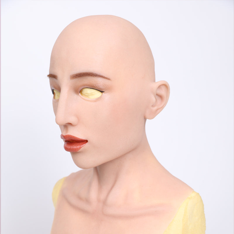 "Rona" The Silicone Female Mask(with Upper Chest)