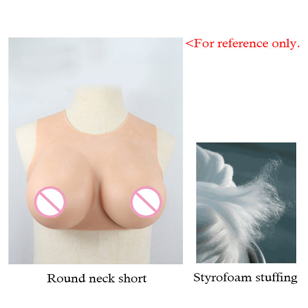InTheMask by MOLIS silicone breastplate with zero touch design, E cup size, realistic crossdressing breast enhancement for trans women