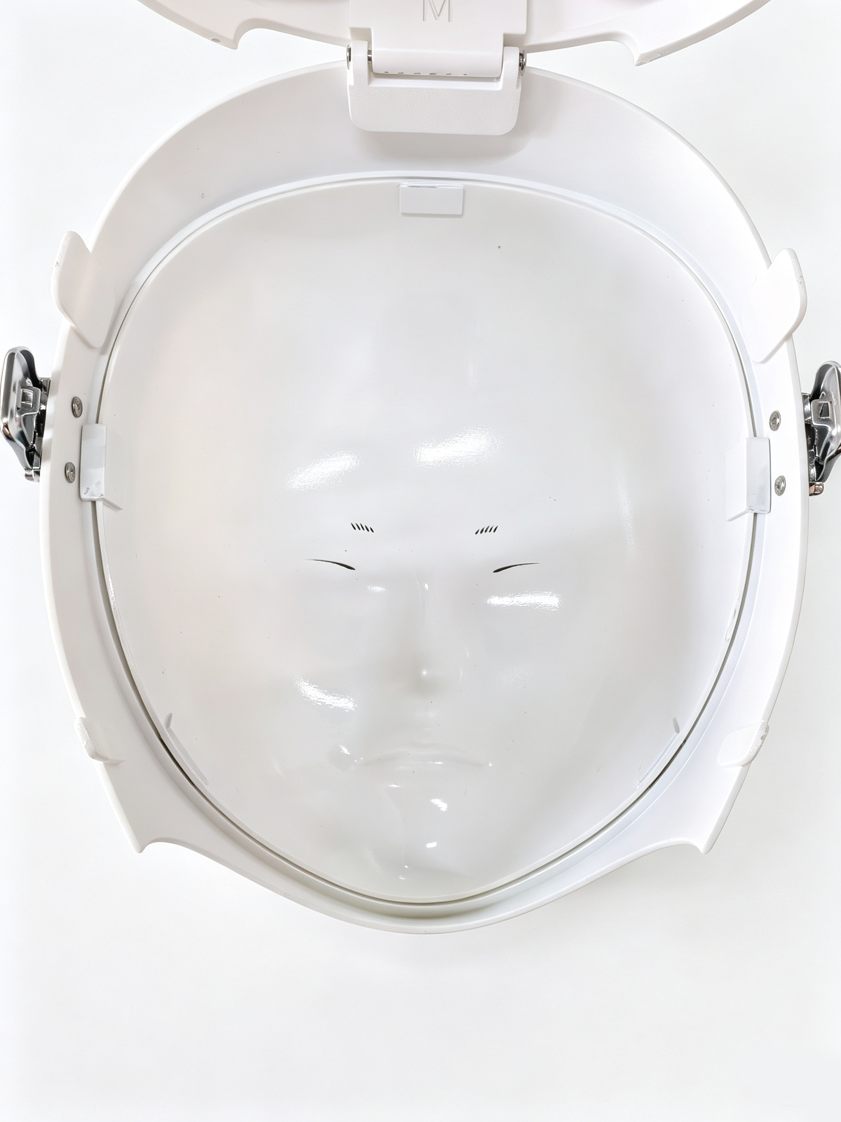 NEOGAN | "Sacred Disguiser" The White Mask with Detachable Ponytails & Locks