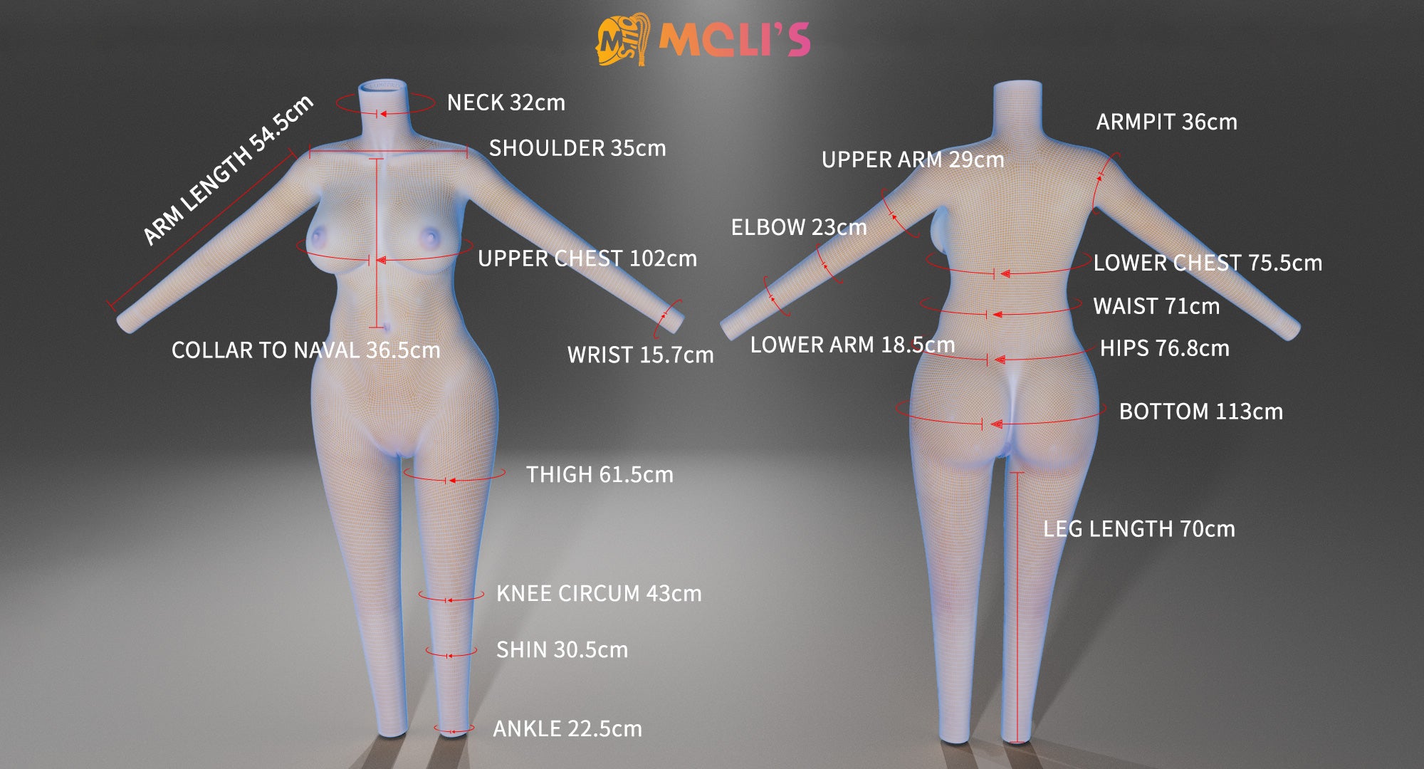 [Pre-order]The Kim Bodysuit with Fully Padded Girdle by Luxentra - InTheMask by Moli's