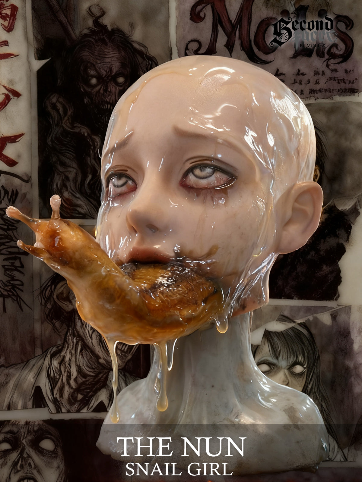 Snail Girl | Halloween Limited Edition (1/1) The Nun Mask - InTheMask by Moli's