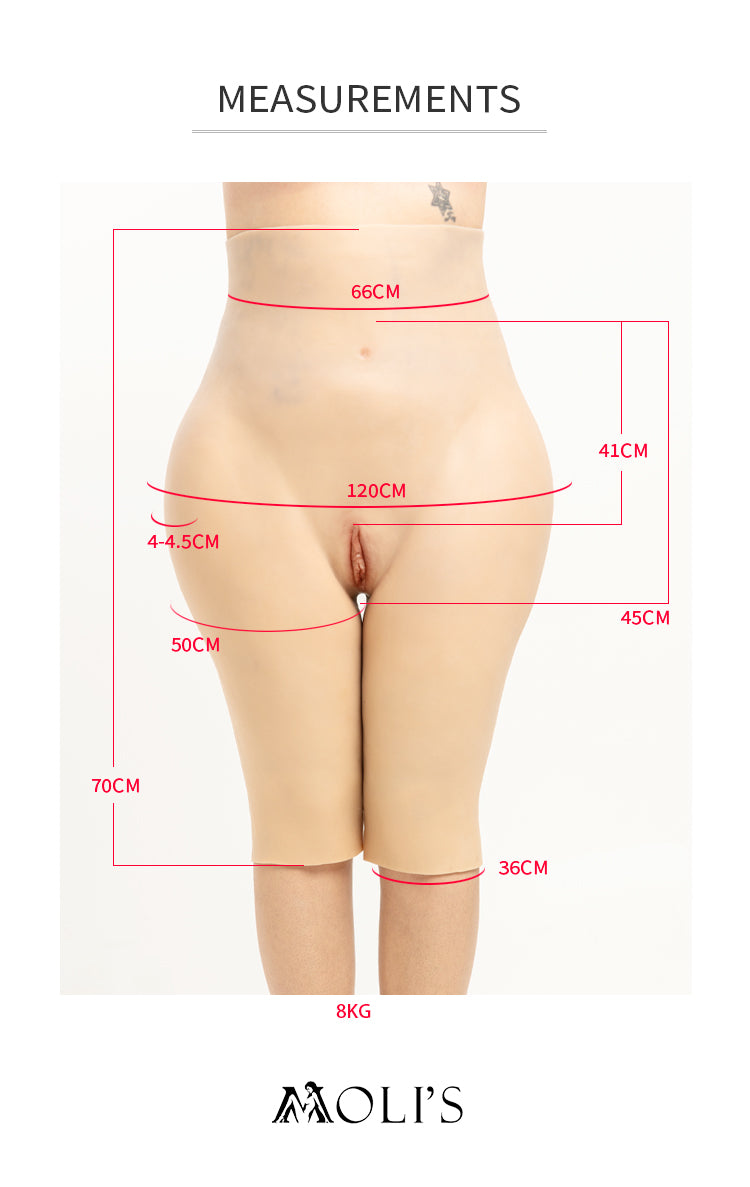 Die Kim S | Riesige Fake-Bubble-Butt-Hose aus Silikon, 20 cm+ 