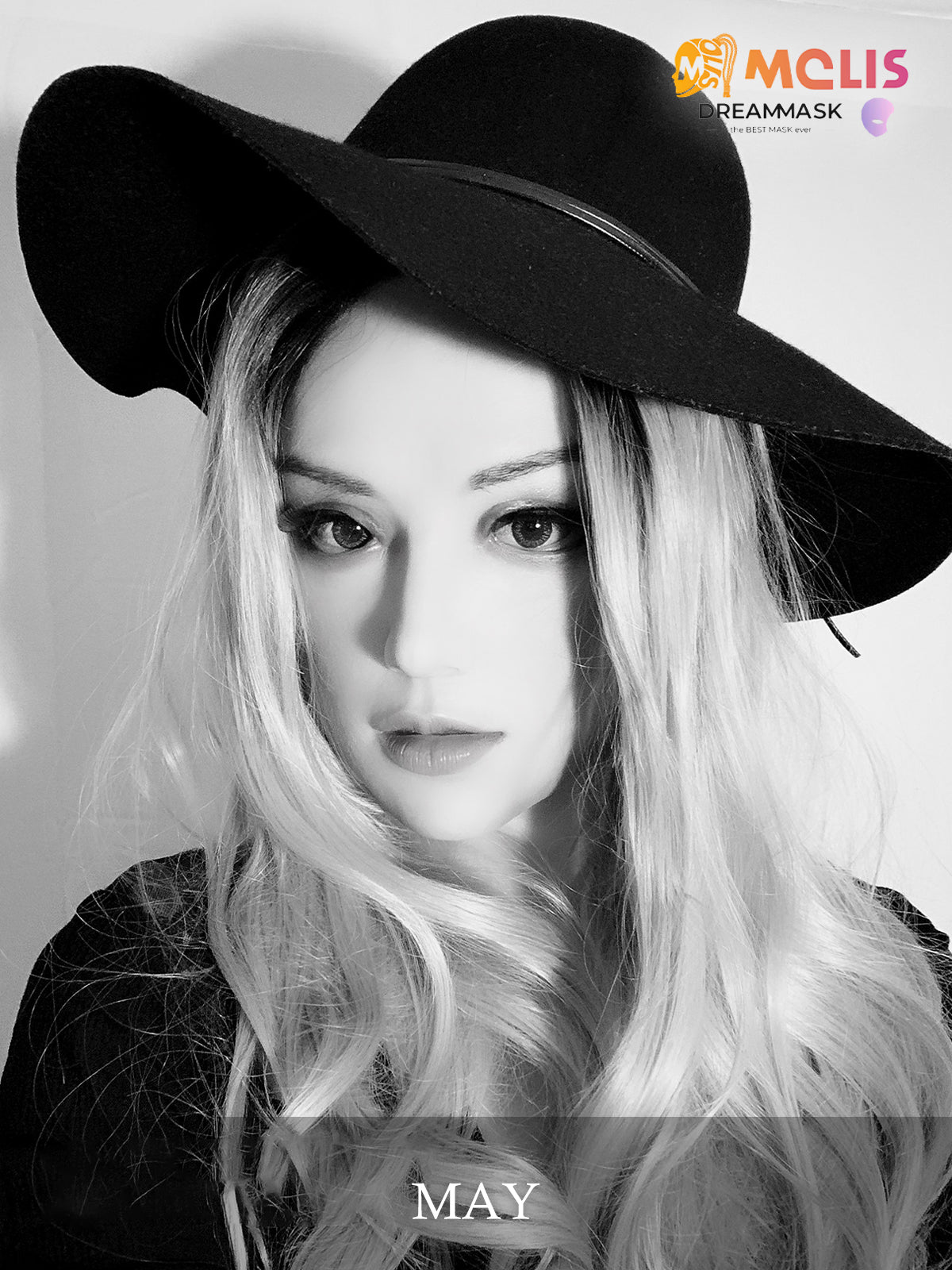 "May" The Silicone Female Mask with Breasts D Cup - InTheMask by Moli's