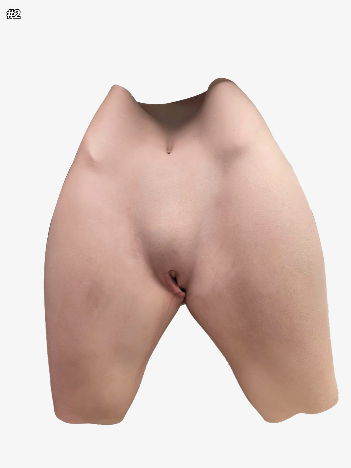 Silicone girdle pant from Inthemask by MOLIS, Kim3 style, with extreme hip and thigh enhancement, shown in labeled image.