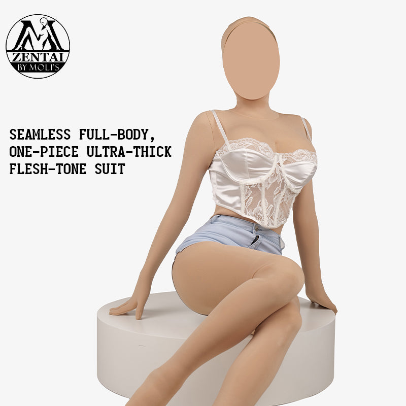 Ultra Thick Series | 2nd Gen 12800D (Heaviest) Seam-Reduced Zentai for Kigurumi