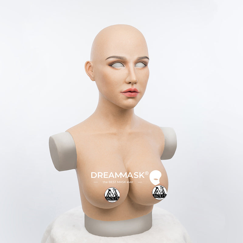 Doris | M26 Die Silikon-Frauenmaske mit Brüsten 