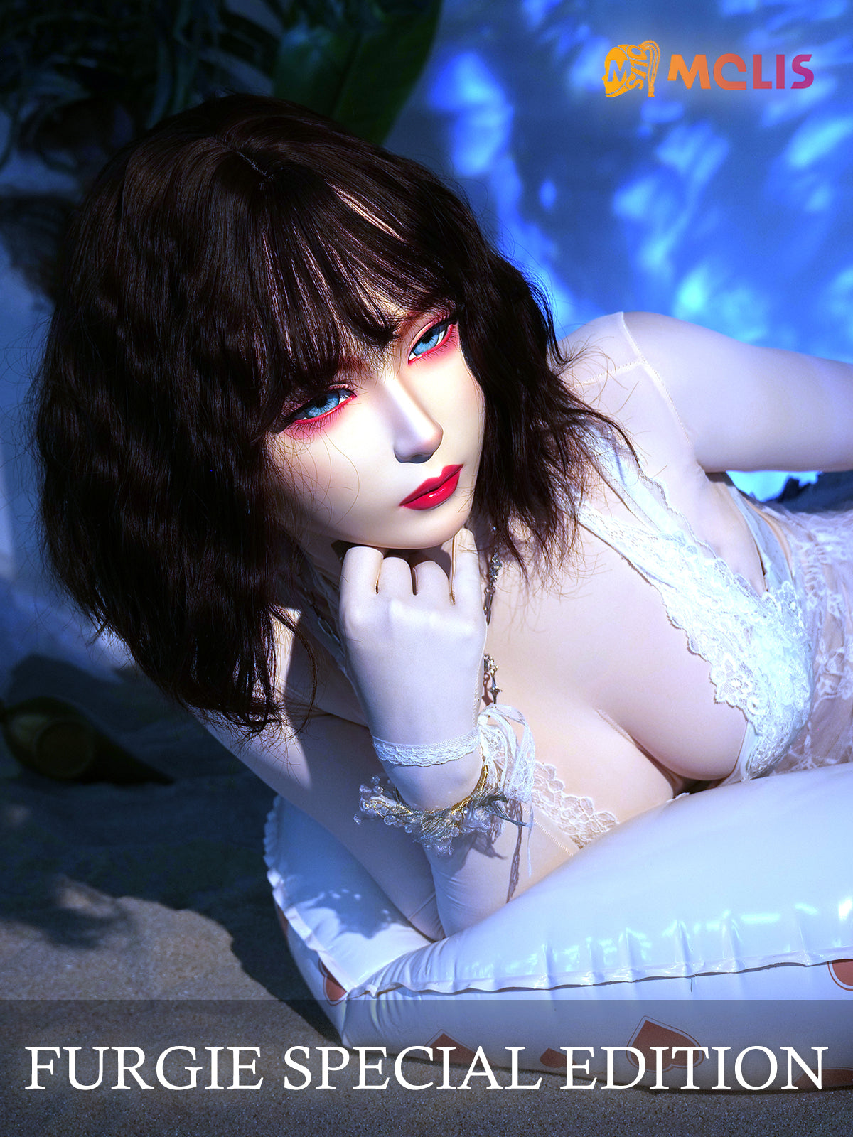 “Furgie” Limited Edition | Female Doll Mask With Latex Hood Special Makeup D01S - InTheMask by Moli's