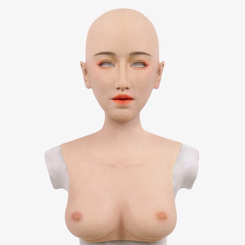 MoliFX | “Linglong” Taoyao Makeup |  The Oriental Beauty Female Mask with Breasts C Cup X04C - InTheMask by Moli's