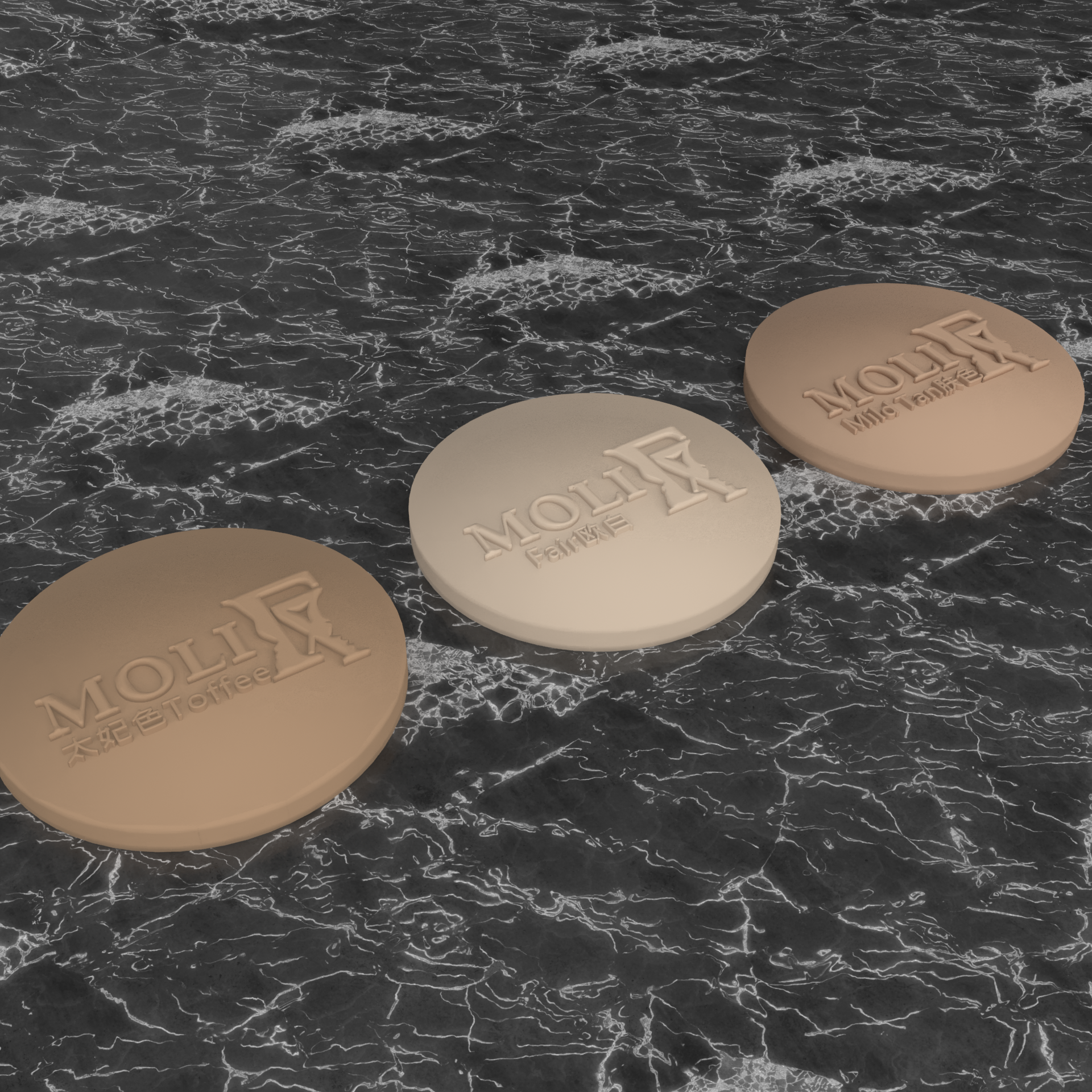 Silicone Color Samples of MoliFX Products