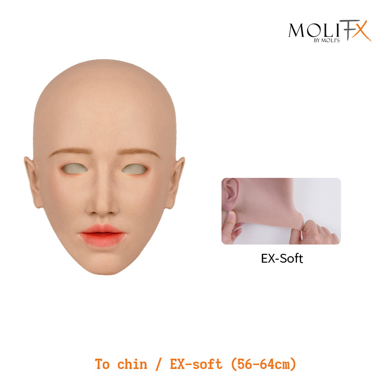 MoliFX | “Linglong” Ningzhi Makeup | The Oriental Beauty Female Mask with Breasts C Cup X04 - InTheMask by Moli's