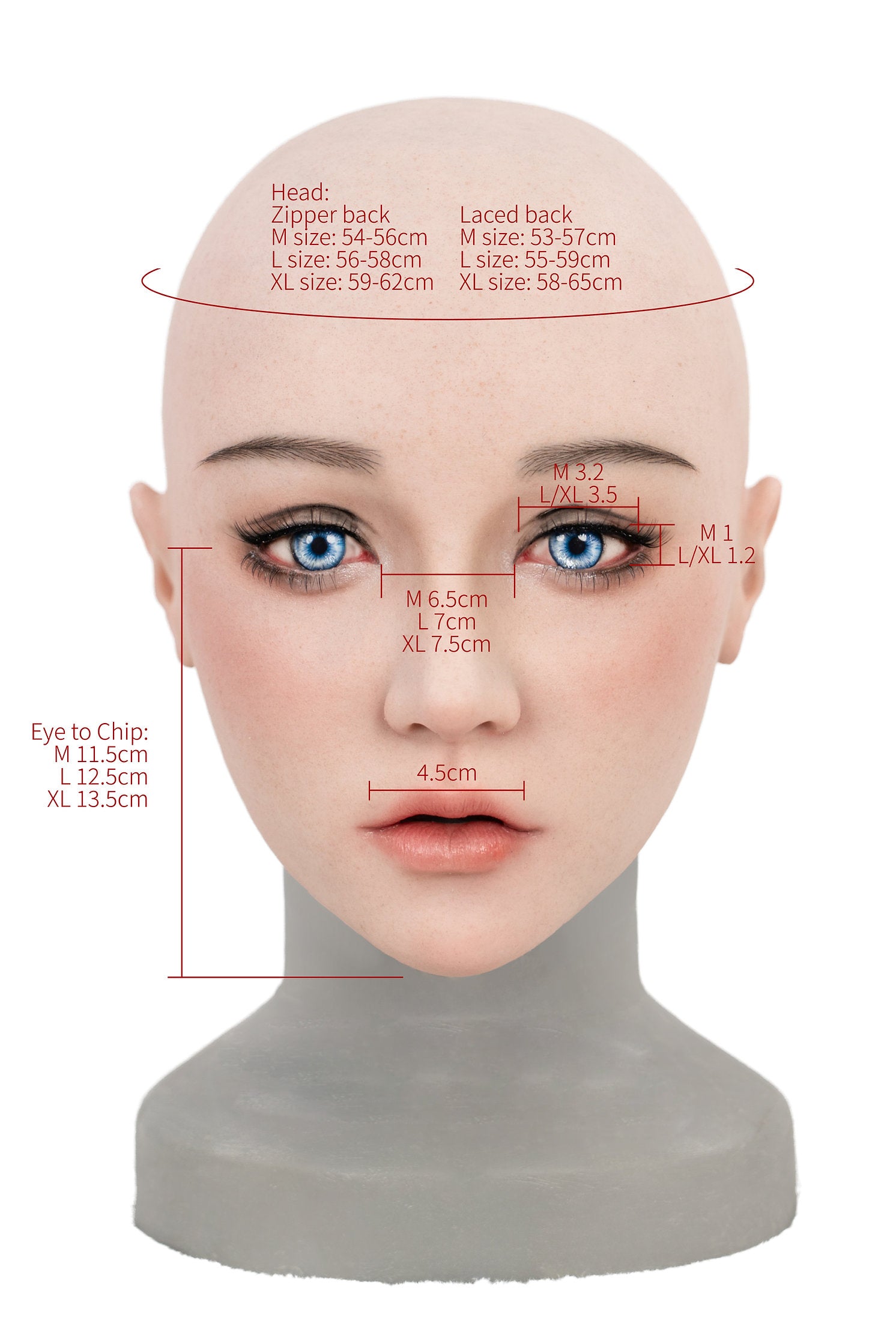 M33 - Elsa Silicone Doll Mask Normal Version