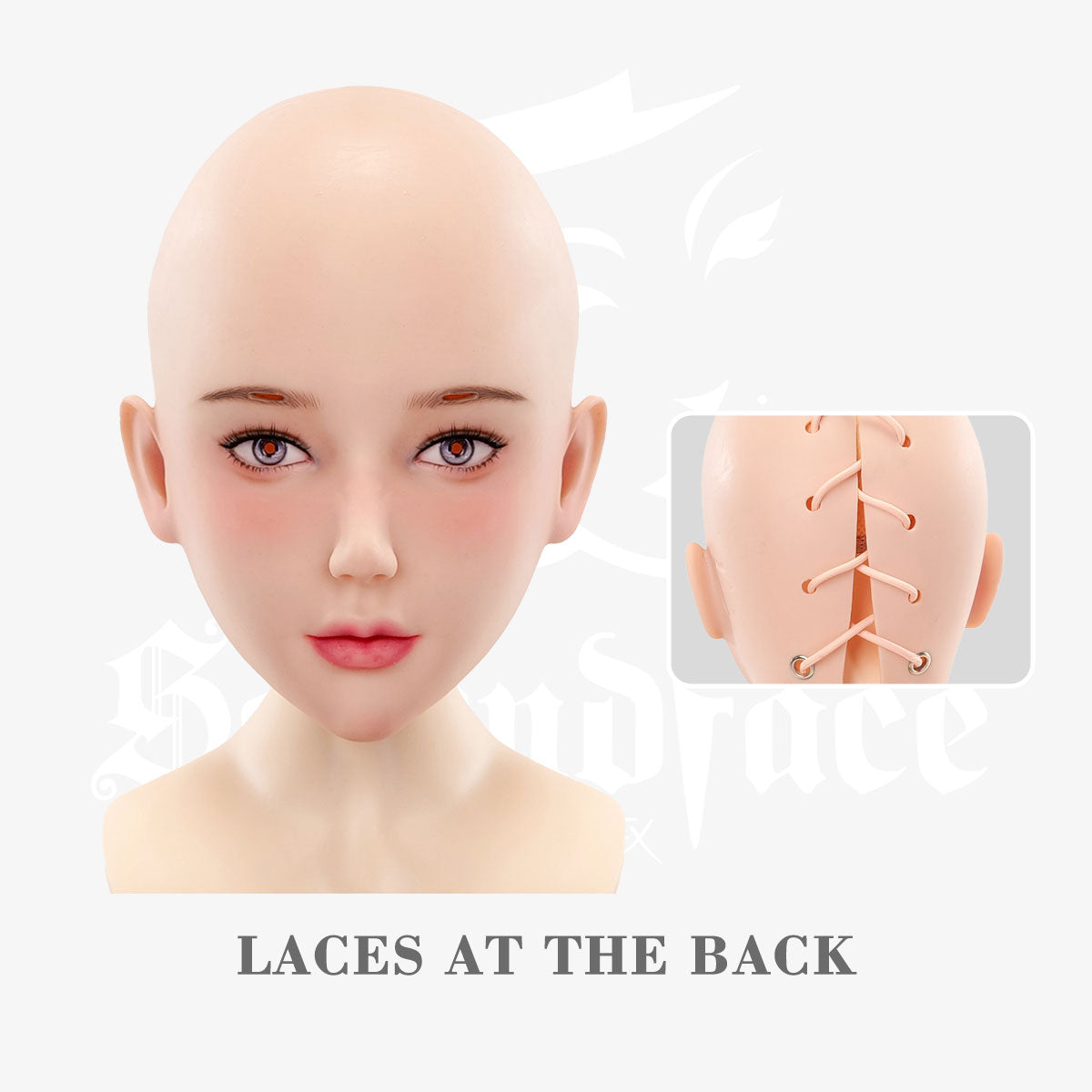 SecondFace | "Gula" Silicone Female Mask for Dollification - InTheMask by Moli's