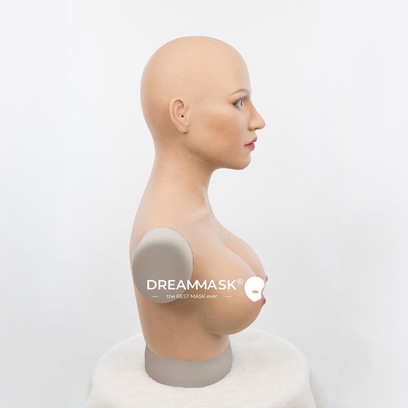 Doris | M26 The Silicone Female Mask with Breasts