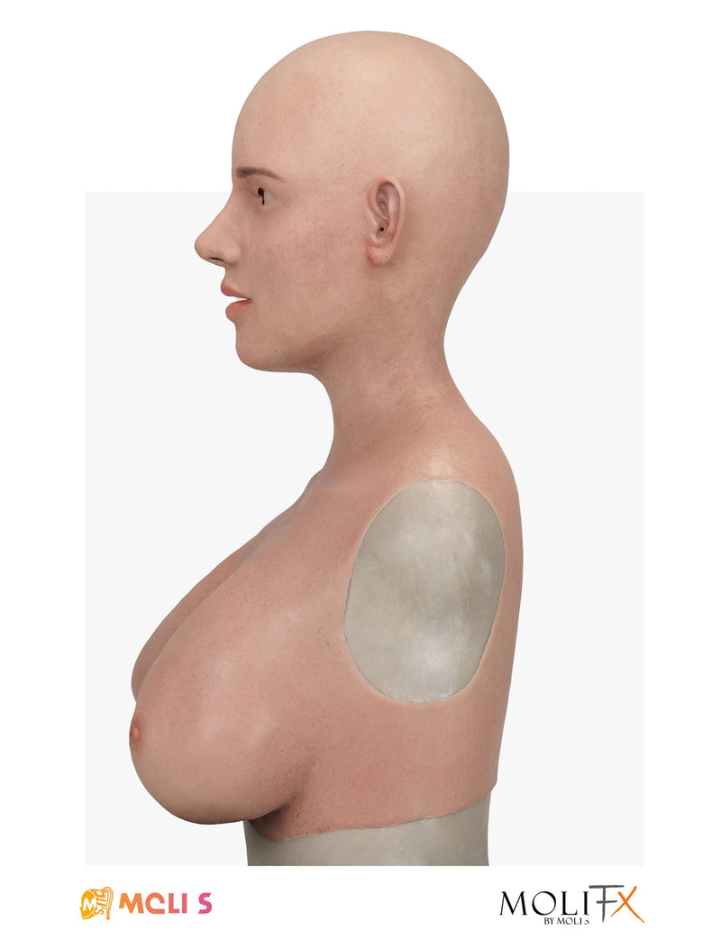 InTheMask by MOLIS Amelia SFX-Level silicone female mask with realistic facial features and detailed skin texture.