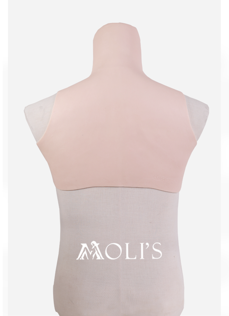 "Zero Touch" Breasts | "B" Cup Silicone Breastplate for Crossdressers - InTheMask by Moli's