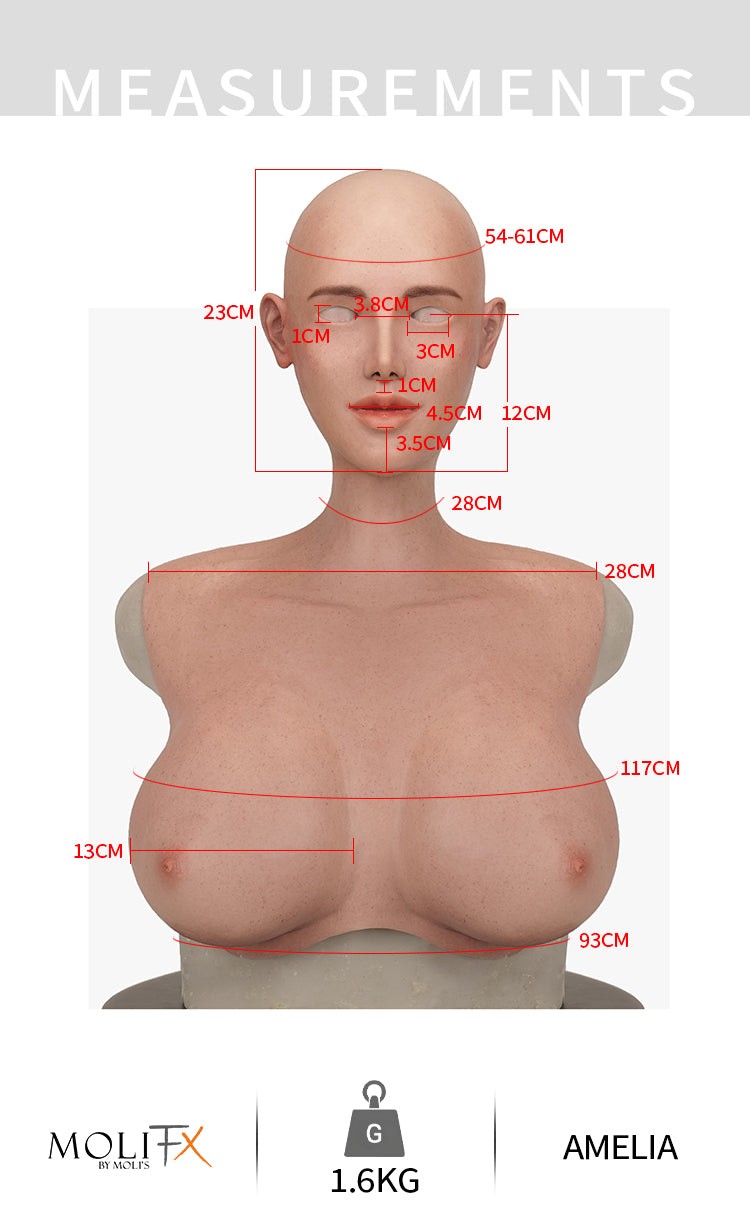 “Amelia” SFX-Level Silicone Female Mask by MoliFX | Mask of 2025