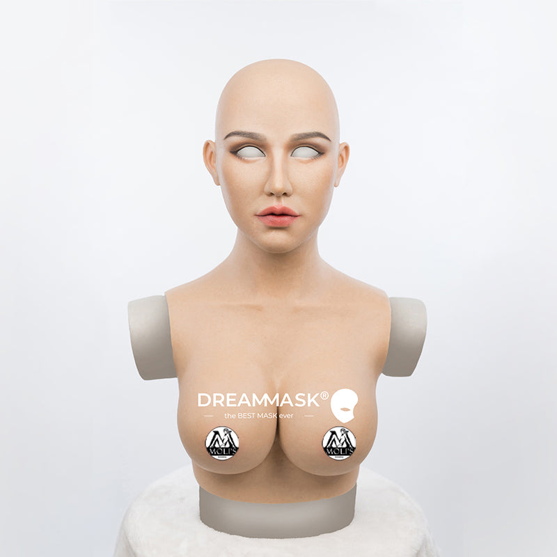 Doris | M26 The Silicone Female Mask with Breasts
