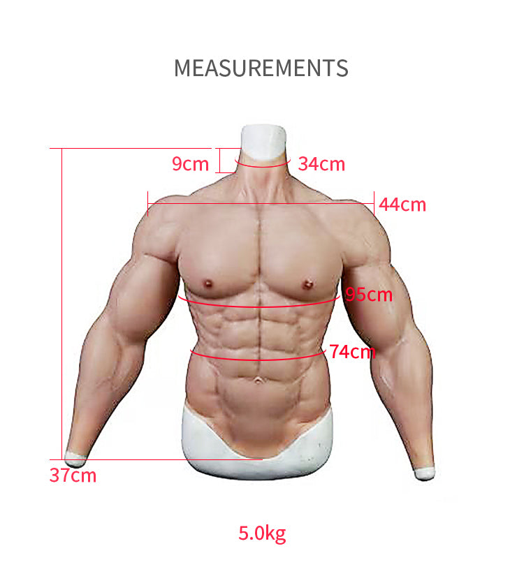 Hunk+ | FtM Silicone Muscle Suit with Ultra Size