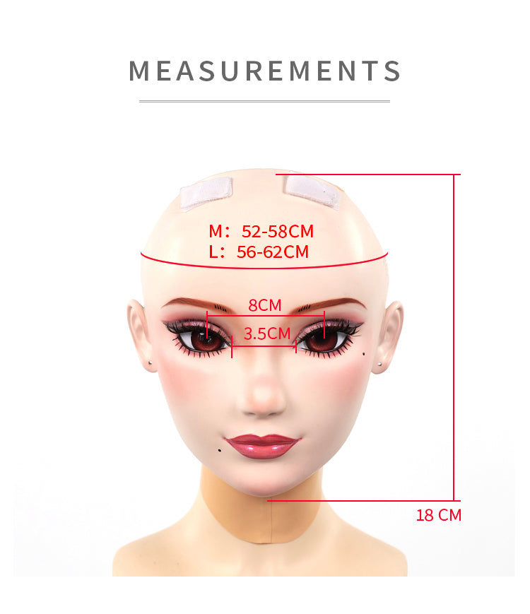 "Barbie Roselle" The Doll Mask with Gag & Latex Hood by NEOGAN