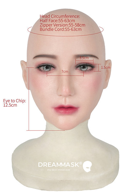 "Ching04" The Silicone Female Mask Makeup Ready