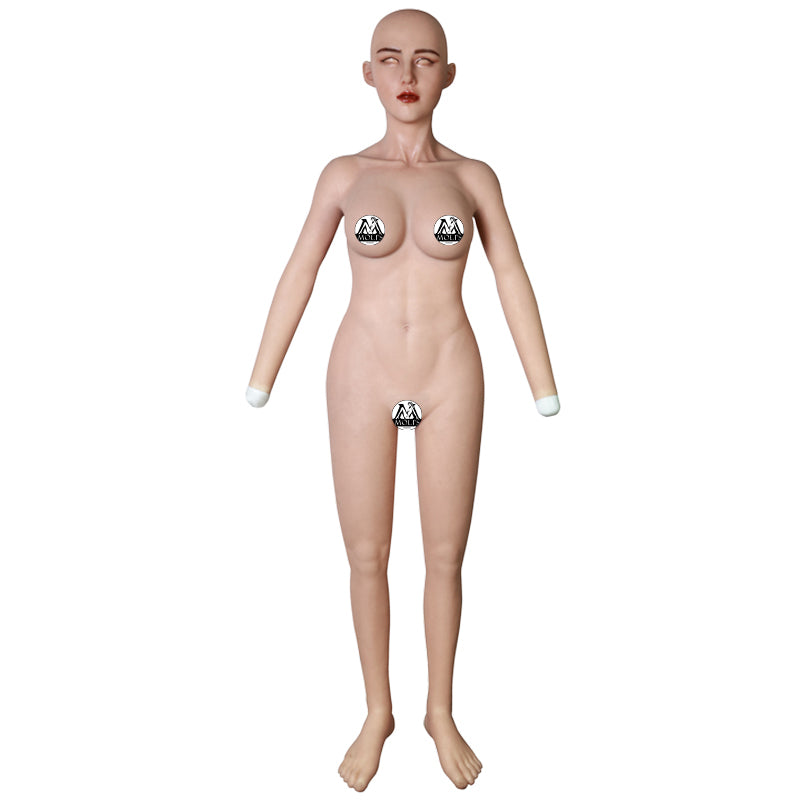 Ultimate Male to Female Silicone Bodysuit with "May" Female Mask