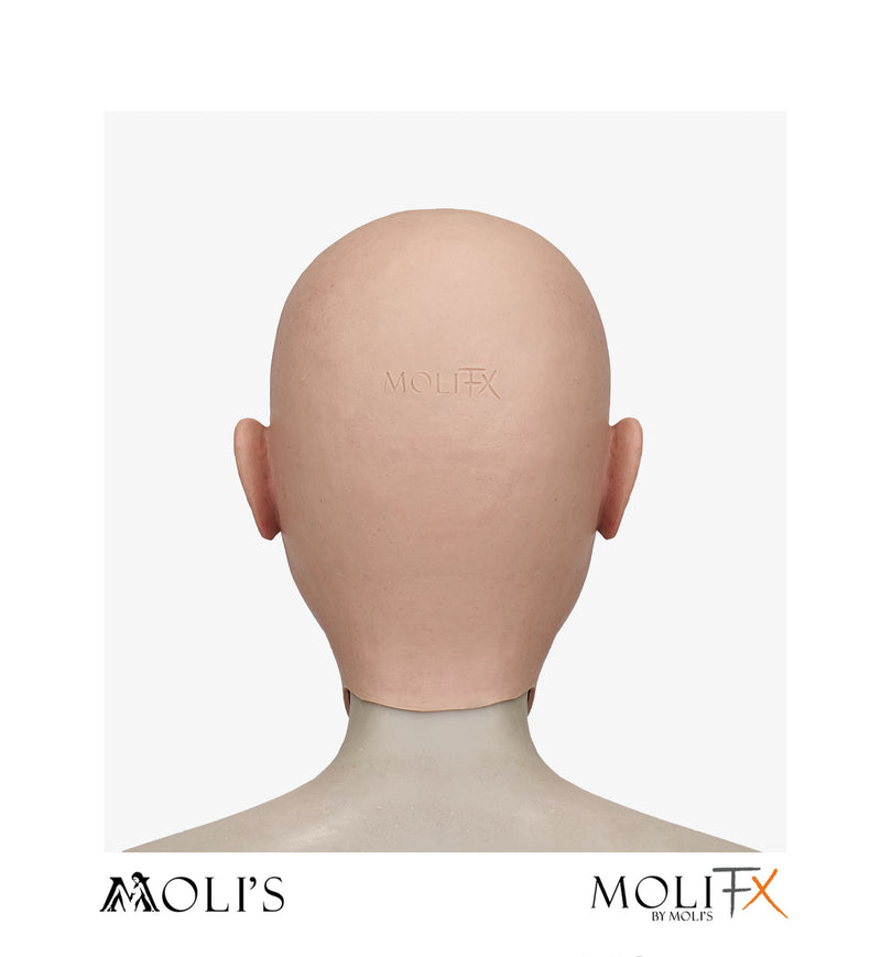 Silicone female mask from InTheMask by MOLIS, Amelia Soho Makeup SFX-Level silicone mask with realistic facial features.