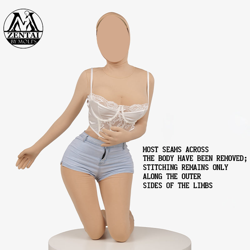 Ultra Thick Series | 2nd Gen 12800D (Heaviest) Seam-Reduced Zentai for Kigurumi