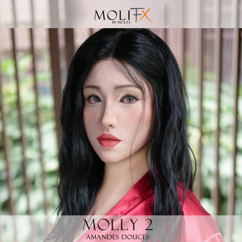 MoliFX | „Molly2“ Hollywood-Make-up | SFX-Level-Silikon-Frauenmaske (Kopie) 